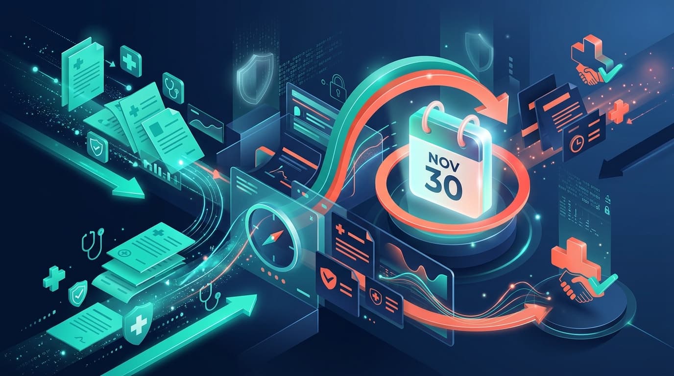 Krankenkasse wechseln 3D Illustration